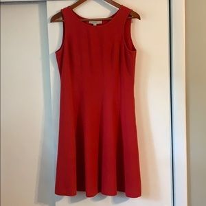 Loft red dress, size 8